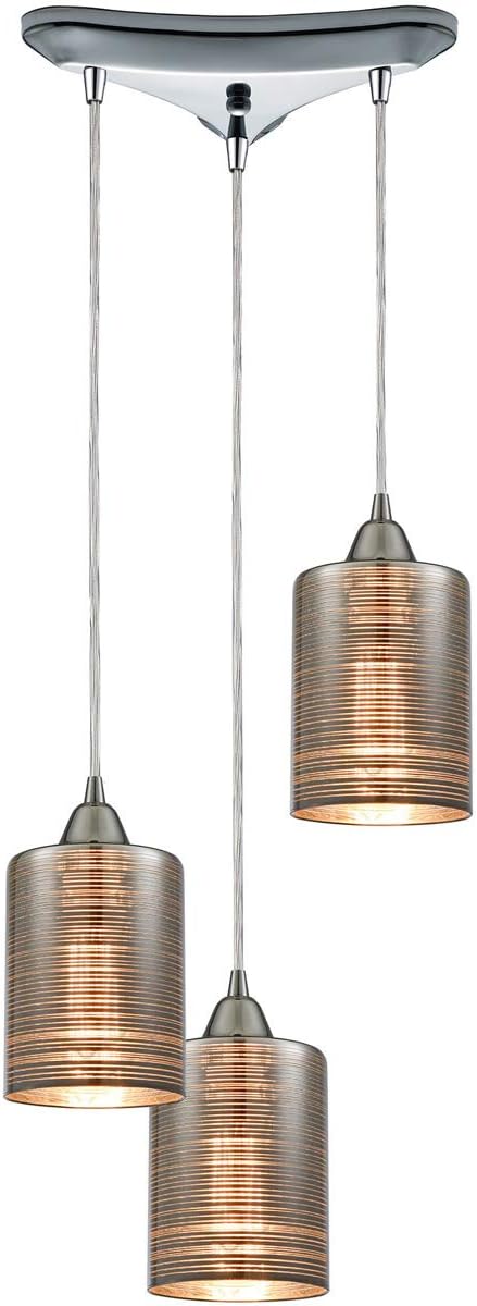 10565/3 Pendant Light, Polished Chrome