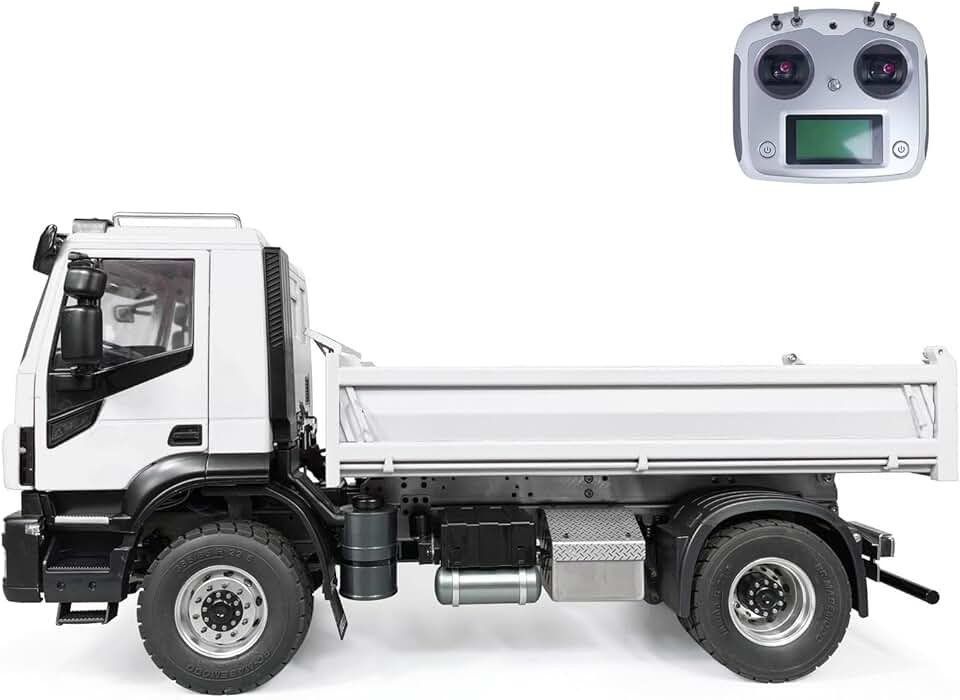 1/14 4X2 Metal RC Hydraulic Tipper Cars 2-Speed Remote Control Dump Trucks Model for Adult Hobby