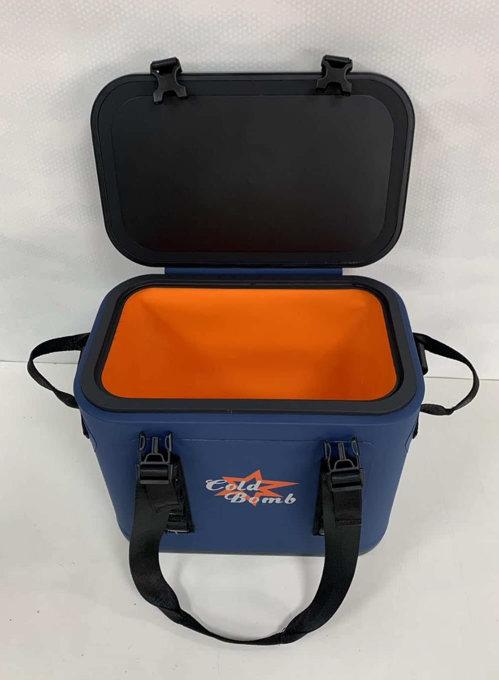 Camping Cooler, Soft-Sided Design with Shoulder Strap, Bag Blue