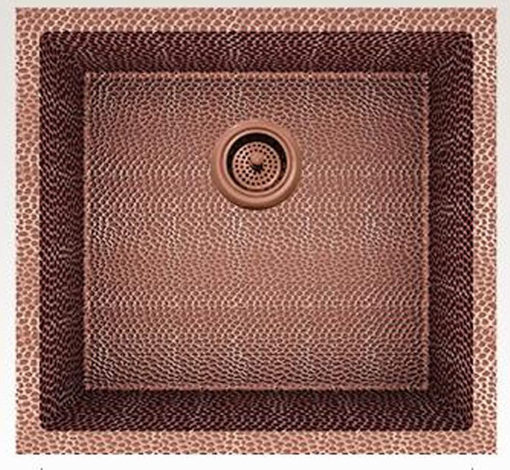 AI-29170 19 in. 16 Gauge CSA Approved Rose Copper Kitchen Sink