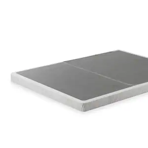 Zinus 4 in. Profile Queen White Metal Box Spring, No Assembly