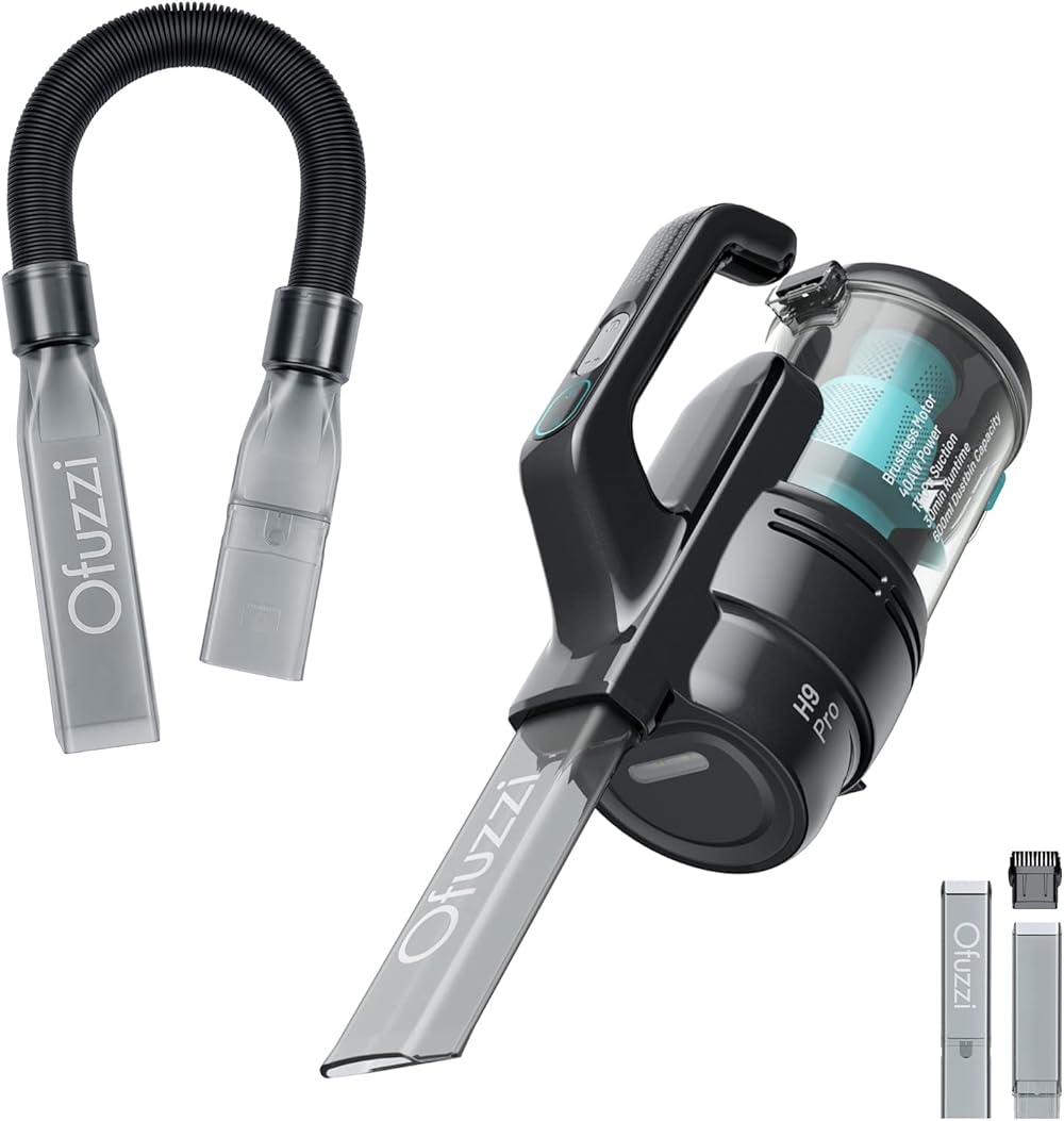 Ofuzzi H9 Pro Cordless Handheld Vacuum Cleaner & Vacuum Cleaner Hose