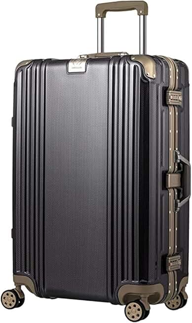 LEGEND WALKER Durable Aluminum Frame Luggage 30-inch, Shiny Graphite, 5509-70-GM
