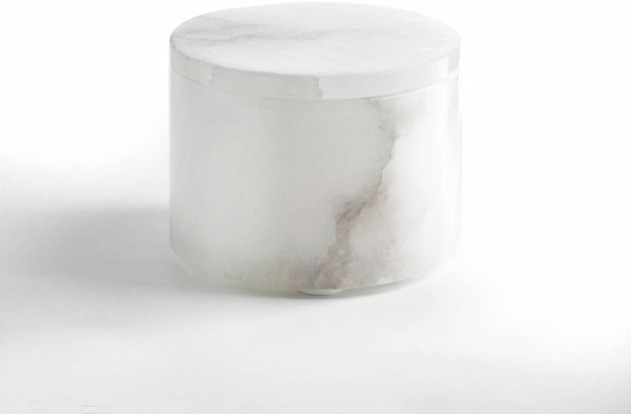Kassatex Alabaster Jar, White