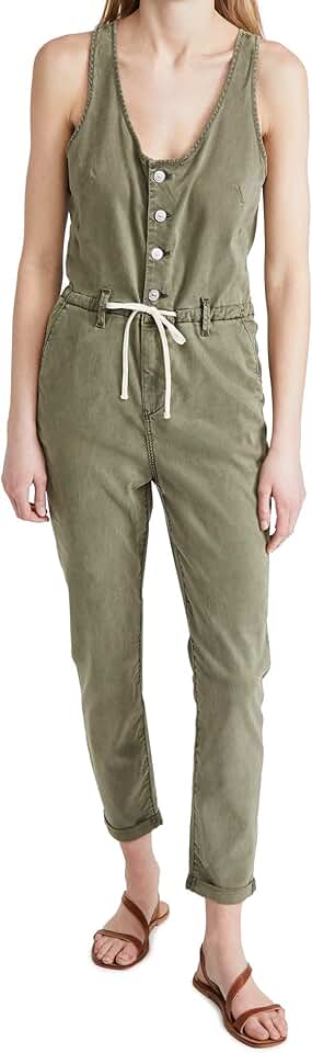 PAIGE womens Christy Utility Jumpsuit