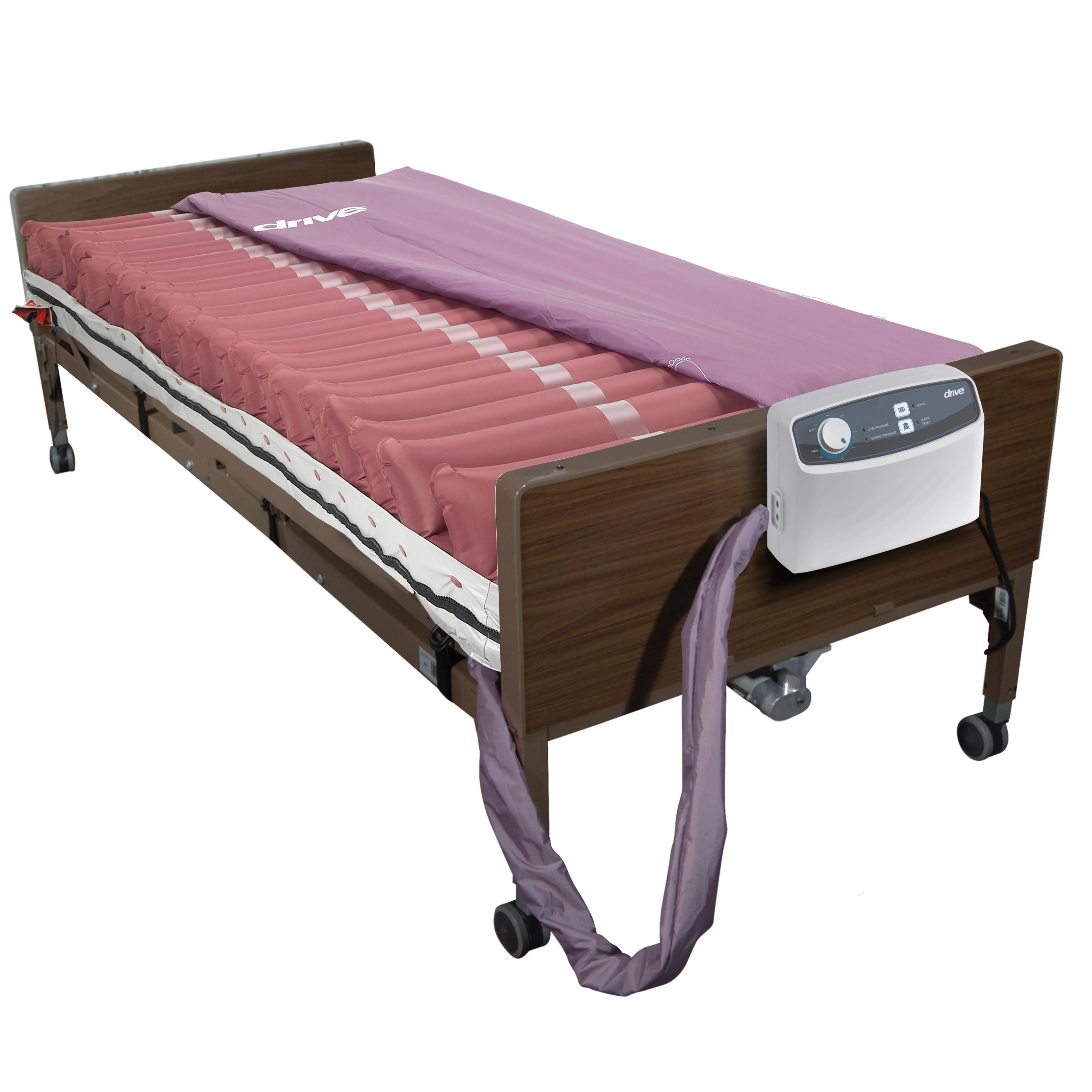 Drive Medical Med Aire Low Air Loss Mattress Replacement System with Alternating Pressure