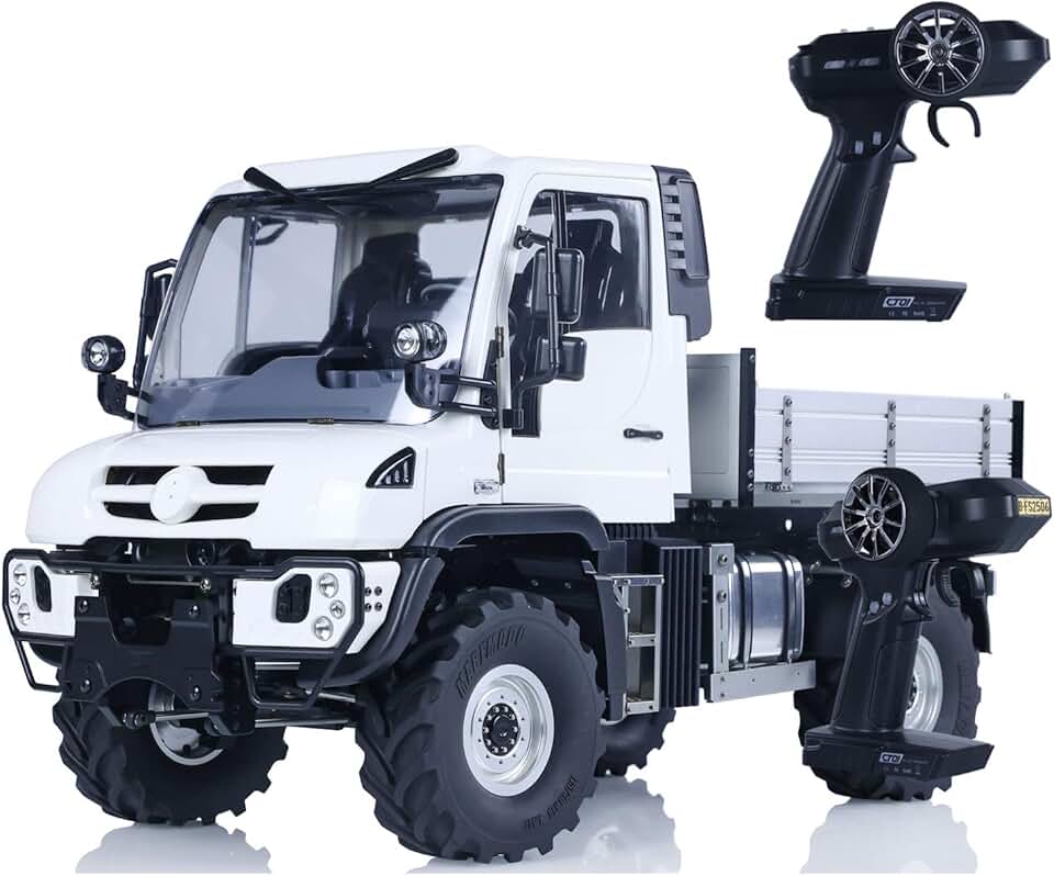 1/10 RC Crawler Car Model U423 4X4 Remote Control Off-Road Vehicles Model Metal Bucket 2-Speed Transmissio Light Sound