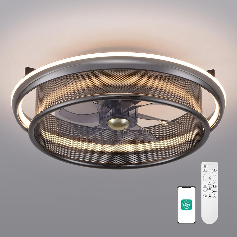Orison Ceiling Fan with Lights, 19.7