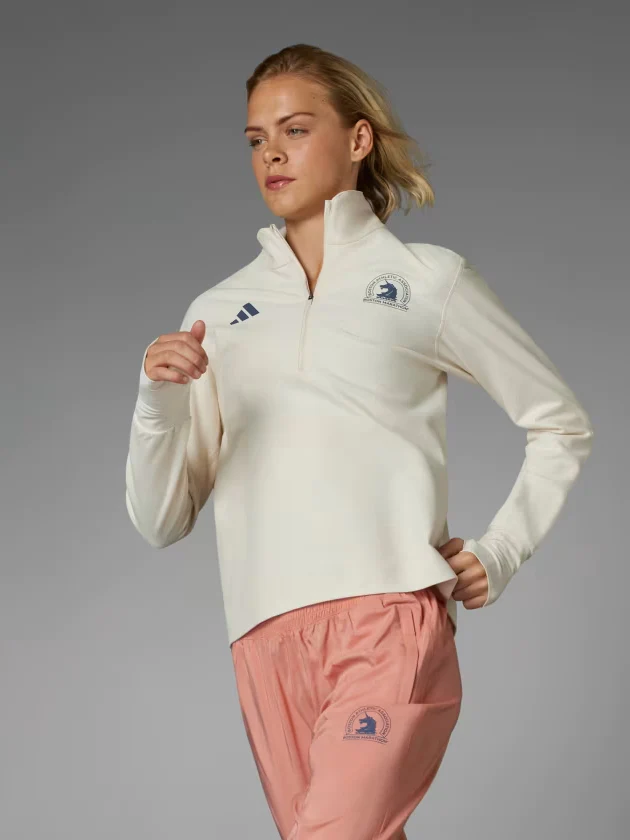 Adidas Boston Marathon Presented by Bank of America Own The Run Women's Half-Zip