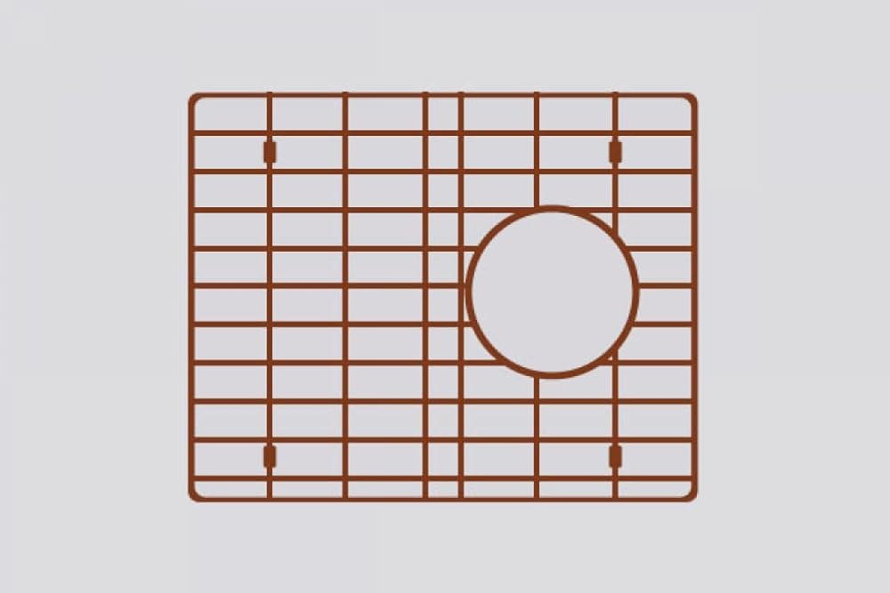 AI-34725 17 x 16 in. Stainless Steel Kitchen Sink Grid, Copper