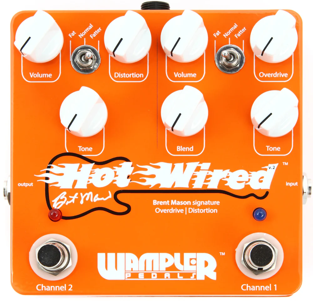 Wampler Pedals Brent Mason Hot Wired V2 Signature Overdrive Wampler Pedals Brent Mason Hot Wired V2 Signature Overdrive