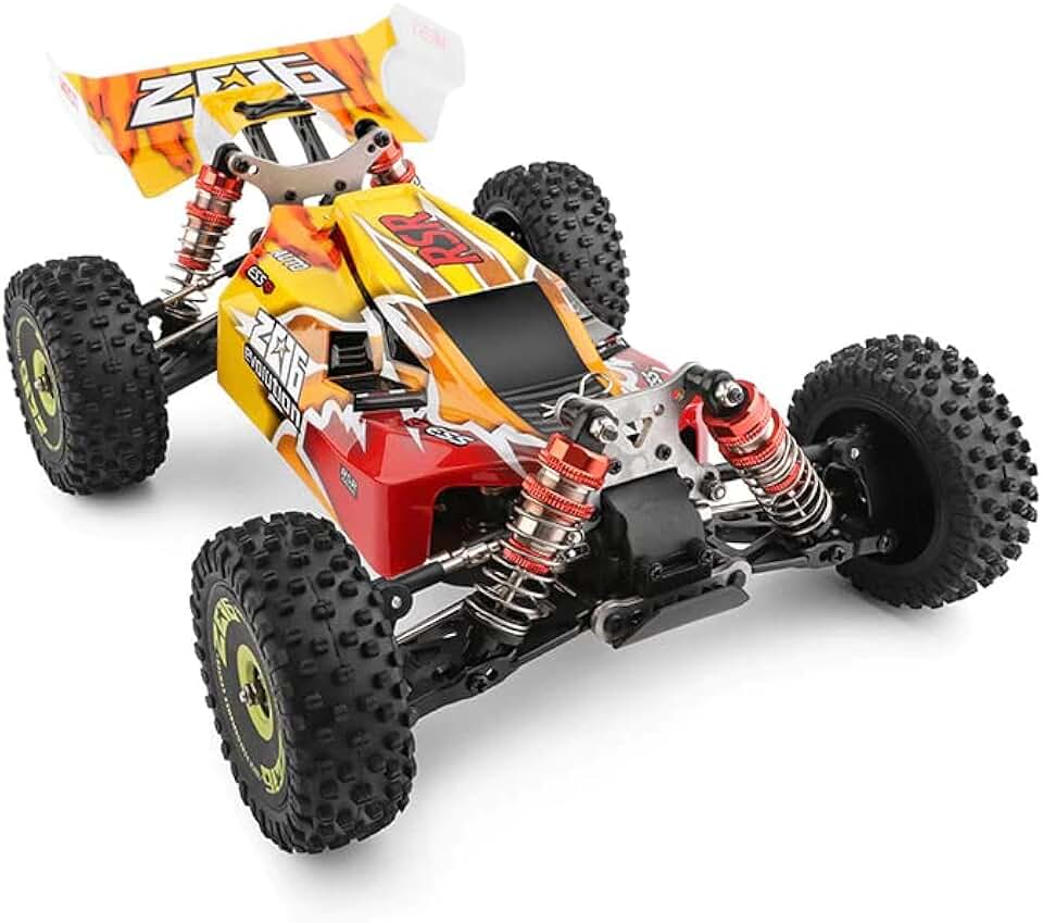 WLtoys High-Speed RC Car 144010 75KM/H 2.4G RC Car Brushless 4WD Electric High Speed Off-Road Remote Control Drift Toys for Children Racing (144010 1 * 1500)