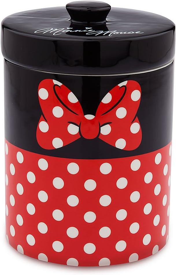 Disney Minnie Mouse Ceramic Kitchen Canister Red