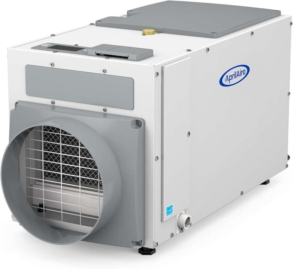 AprilAire E100 Pro 100-Pint Whole-House Dehumidifier, Energy Star Certified, Commercial-Grade Whole-Home Dehumidifier for Basement, Crawlspace, or Whole House up to 5,500 sq. ft.