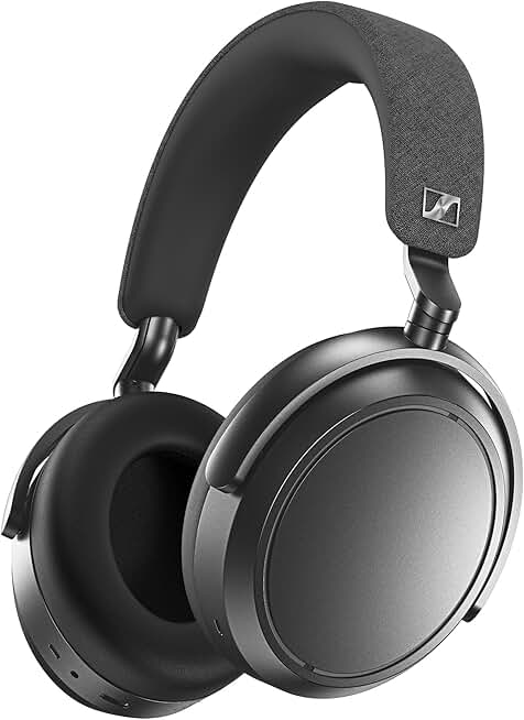 Sennheiser Momentum 4 Wireless Headphones, Bluetooth for Crystal-Clear Calls w/Adaptive Noise Cancellation, 60h Battery Life, Customizable Sound & Lightweight Folding Design, Graphite
