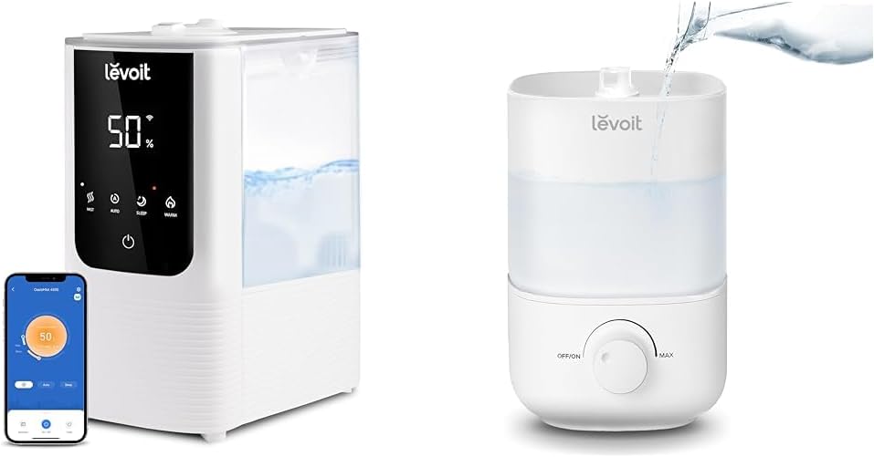 LEVOIT Humidifiers Home Bedroom 4.5L and 2.5L Tank Cool Mist