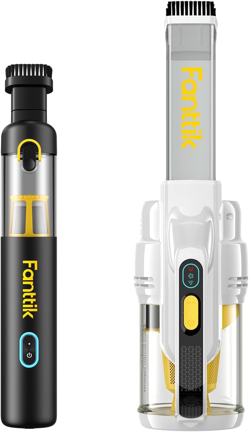 Fanttik Slim V8 Apex Car Vacuum, 19000PA High Power, 4 in 1 Cruise V9 Car Vacuum Cleaner, 15000Pa High Power