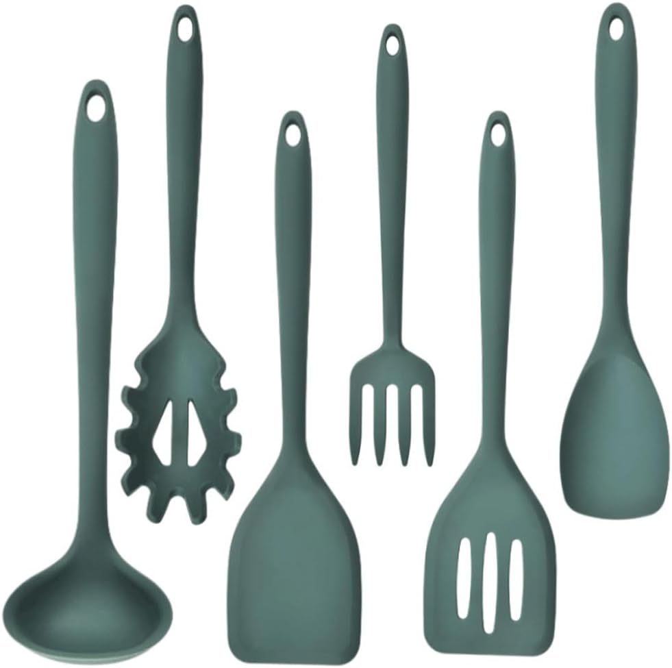 Cooking Kitchenware Silicone Utensils Set Non-Stick Cookware Spatula Ladle Shovel Kitchen Accessories