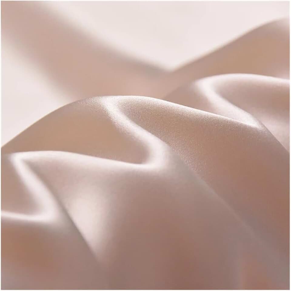 100% Silk Satin Fabric Bridal Natural Charmeuse Highending Dress Suit China Silk Material Dusky Peach gray9