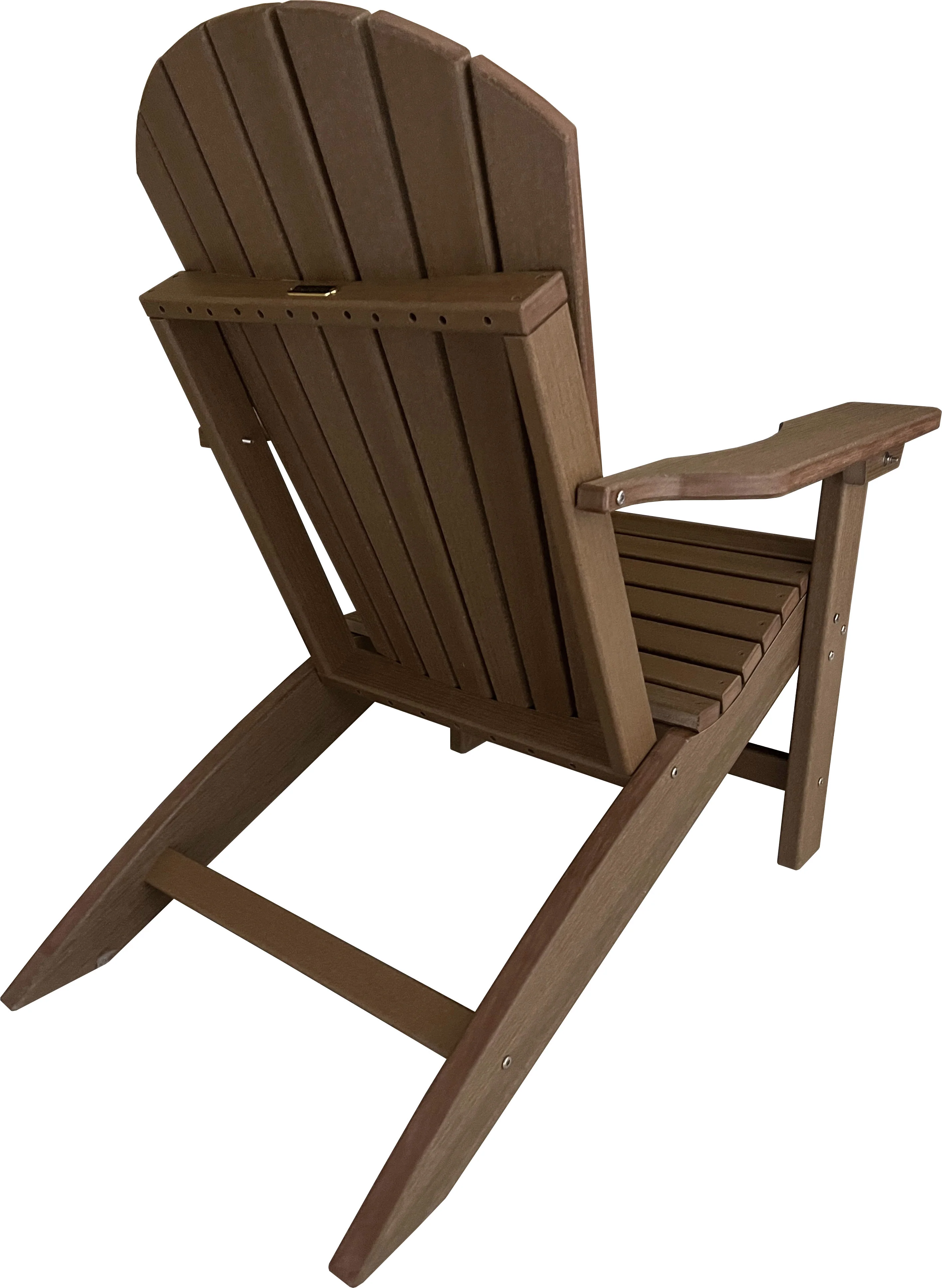 QUICK SHIP - SET OF 4 - DURAWEATHER POLY KING SIZE STATIONARY ADIRONDACK CHAIR