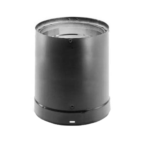 M&G DURAVENT 6DVL-24 DVL Wood-Stove Pipe, Black Double-Wall Stainless Steel, 6 x 24-In.