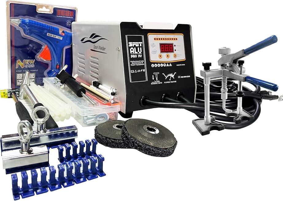 110V 3KW Aluminum SPOT Welder Machine,Spot Welder Dent Puller, Vehicle DENT Puller,for CAR Body DENT REPIAR Shops (F6100)