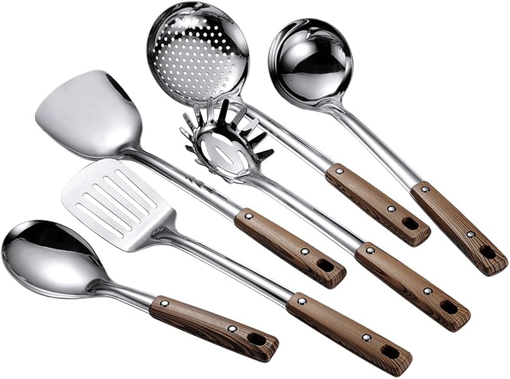 Stainless Steel Spatula Spoon Kitchen Utensils Wok Spatula With Shovel Scoop Kitchen Cooking Tool