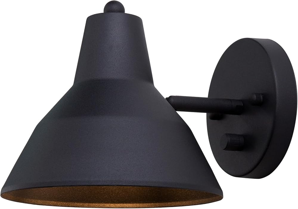 Yosoan Indoor Wall Sconce, 1-Light Dimming On Off Switch Hardwired Vintage Industrial Mount Metal Fixture with 6.89