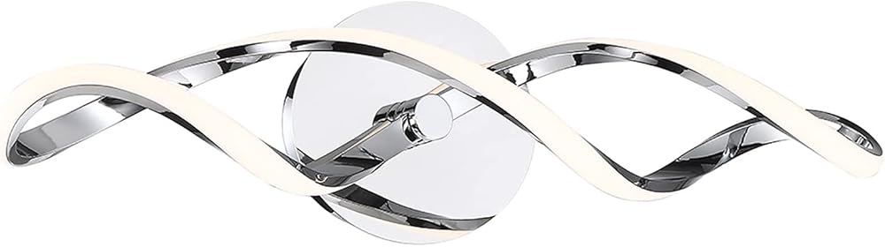 Interlace 28in LED Bathroom Vanity or Wall Light 3000K in Chrome