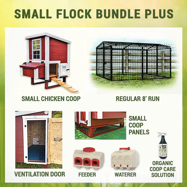 OverEZ Chicken Coop Small Flock Bundle Plus