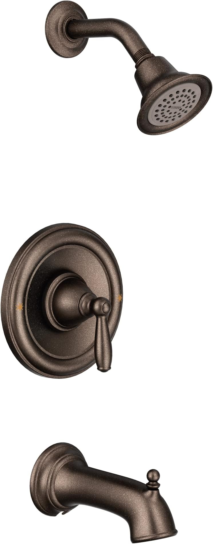 Moen Brantford Oil Rubbed Bronze Posi-Temp Pressure Balancing Shower Valve Trim Kit Valve Required, T2153ORB