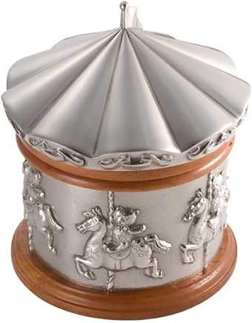 Royal Selangor Hand Finished Teddy Bear's Picnic Collection Pewter Music Box Gift