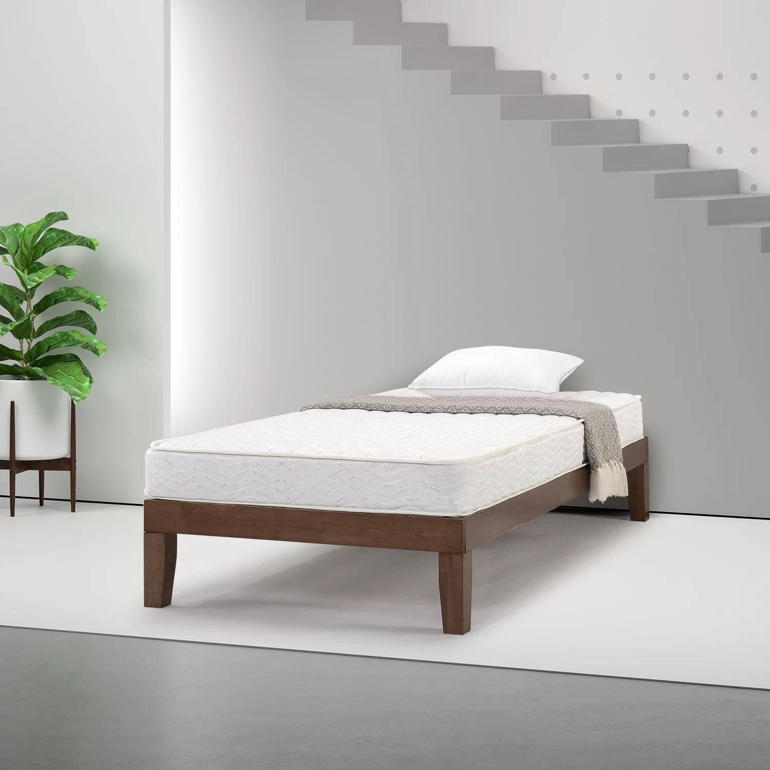 Slumber 1 By Zinus 6  Comfort Innerspring Mattress, Twin