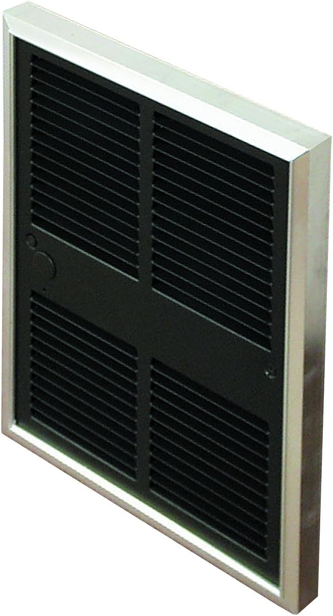 TPI H3052TDWB Series 3000 Midsized Commercial Fan Forced Wall Heater with Tamperproof in-Built Single Pole Thermostat, Grill Dimensions : 10