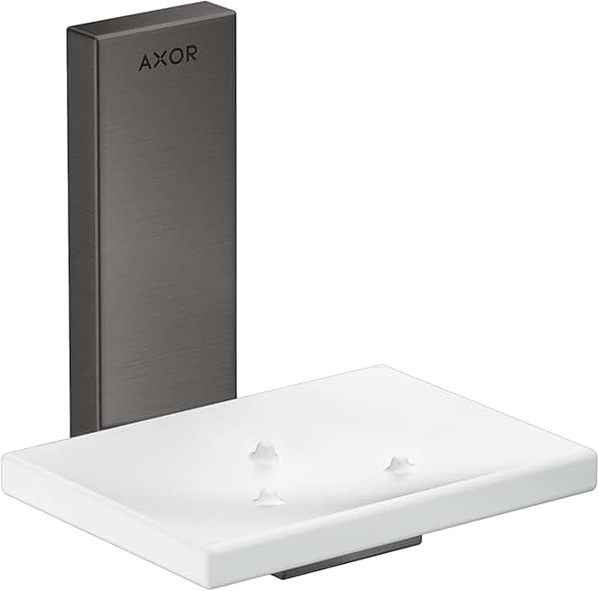 AXOR Universal Rectangular Soap Dish in Brushed Black Chrome, 42605340