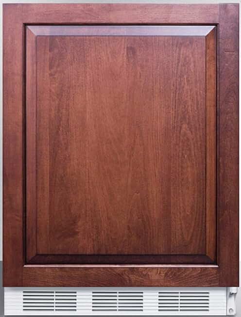 Summit Appliance CT661WBIIF Built-in Undercounter Refrigerator-Freezer for Residential Use, Cycle Defrost with Deluxe Interior, Panel-ready Door and White Cabinet (Panel Not Included)