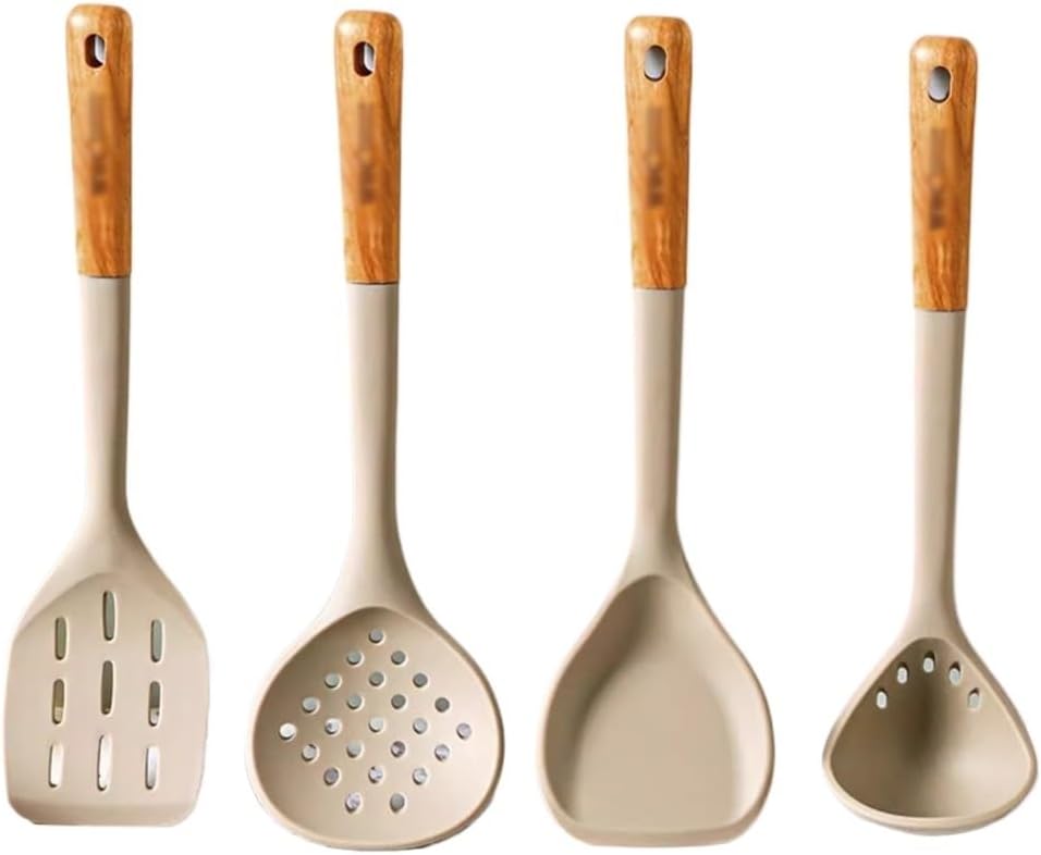 DFHBFG Anti-scalding Handle Kitchen Utensils Set Kitchen Household Cooking