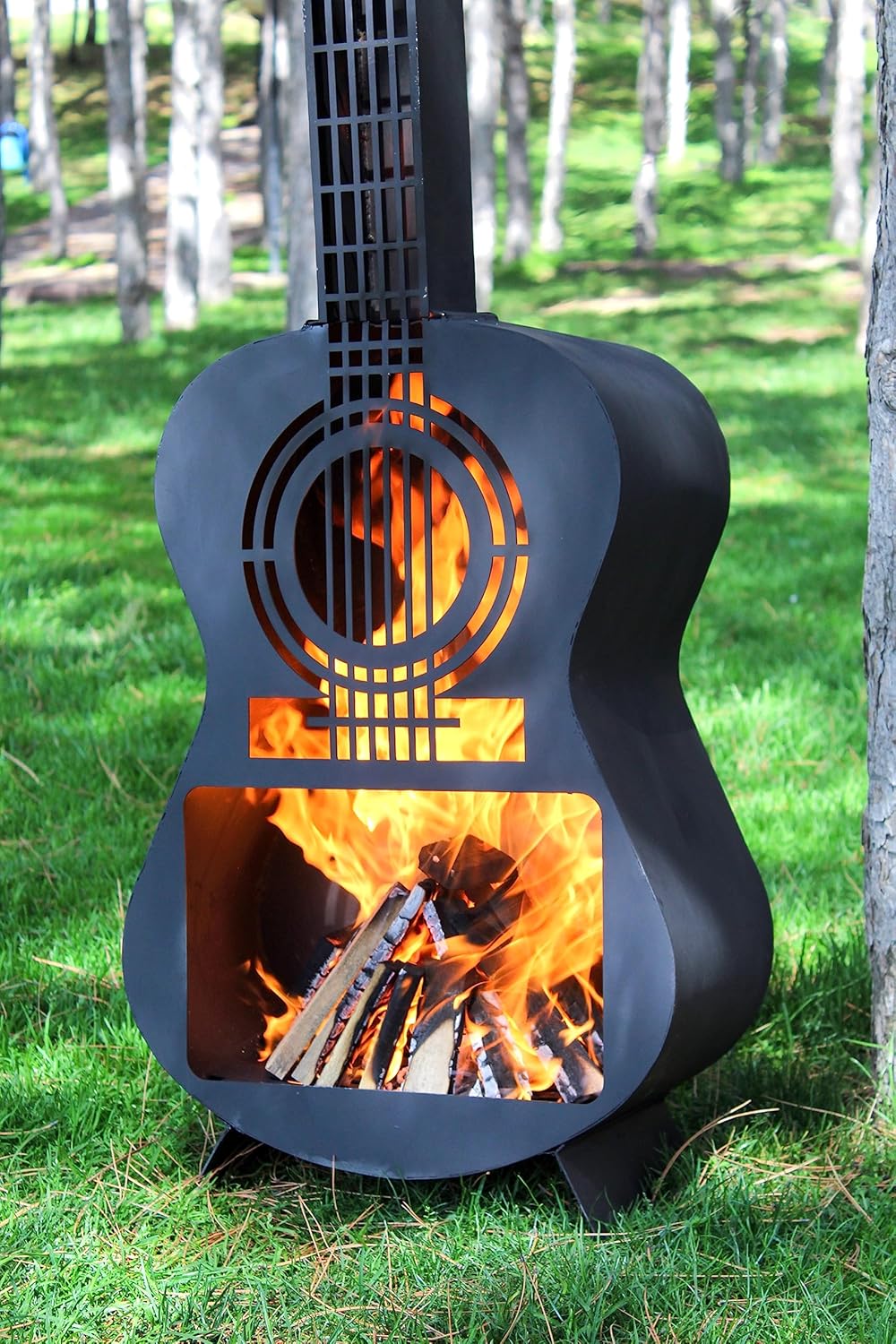 Metal Guitar Fire Pit - 52
