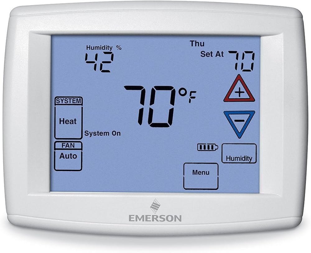1F95-1291 7-Day Touchscreen Thermostat with Humidity Control