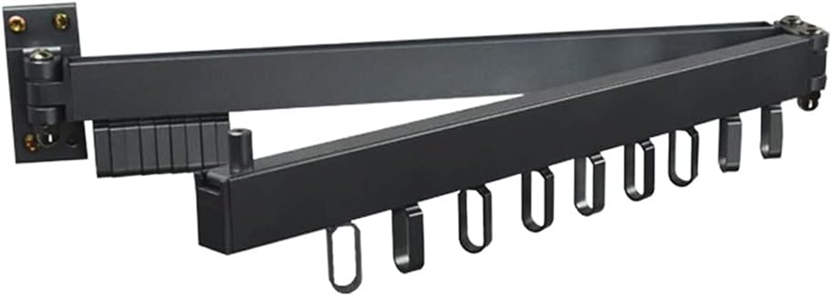 Retractable Clothes Towel Drying Rack Balcony Indoor Folding Wall Mounted Hanger Telescopic Rotation Home Supplies