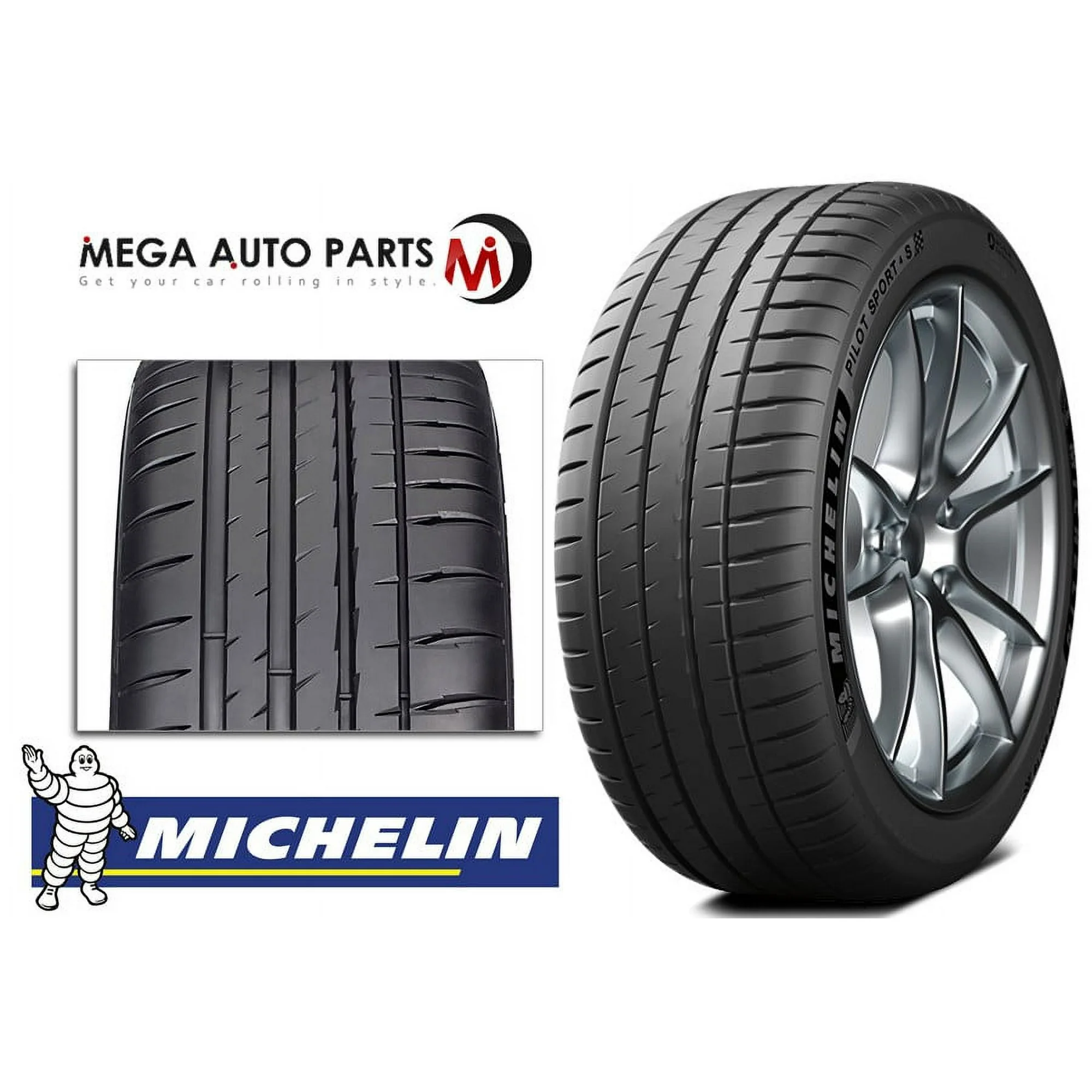 Michelin Pilot Sport 4S Performance 315/30ZR20 (104Y) XL Passenger Tire