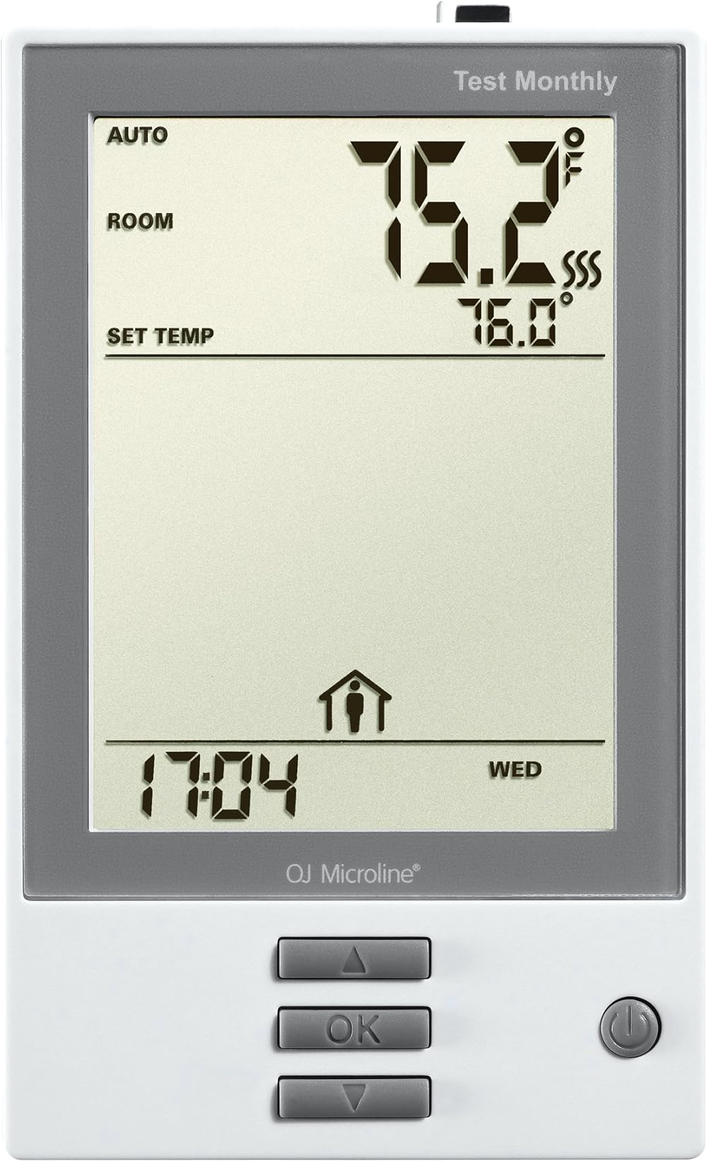 WarmlyYours, OJ Electronics UDG-4999 nHance Programmable Thermostat, with Floor Sensor, Class A GFCI, (White)