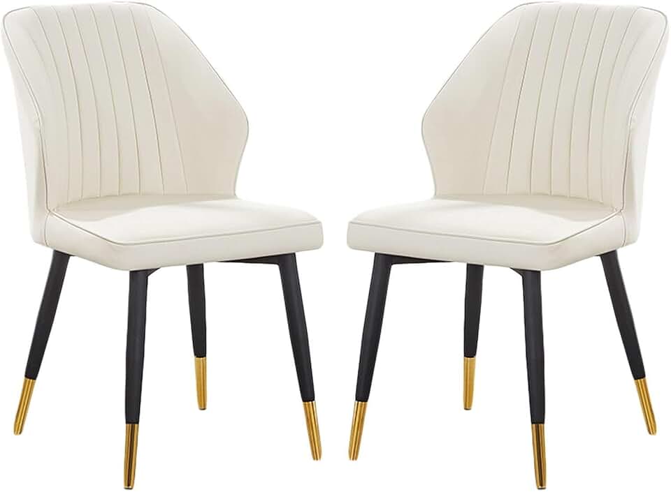 Dining Chairs Multipurpose Kitchen Chairs Soft Fabric with Metal Anti-Skid Durable Legs with Ergonomic Back Upholstered Armchair Living Room Meal Chairs Set of 4 Vanity Chair/Pink/One Size