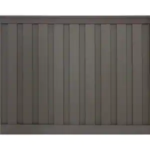 Trex Seclusions 6 ft. x 8 ft. Winchester Grey Wood-Plastic Composite Board-On-Board Privacy Fence Panel Kit