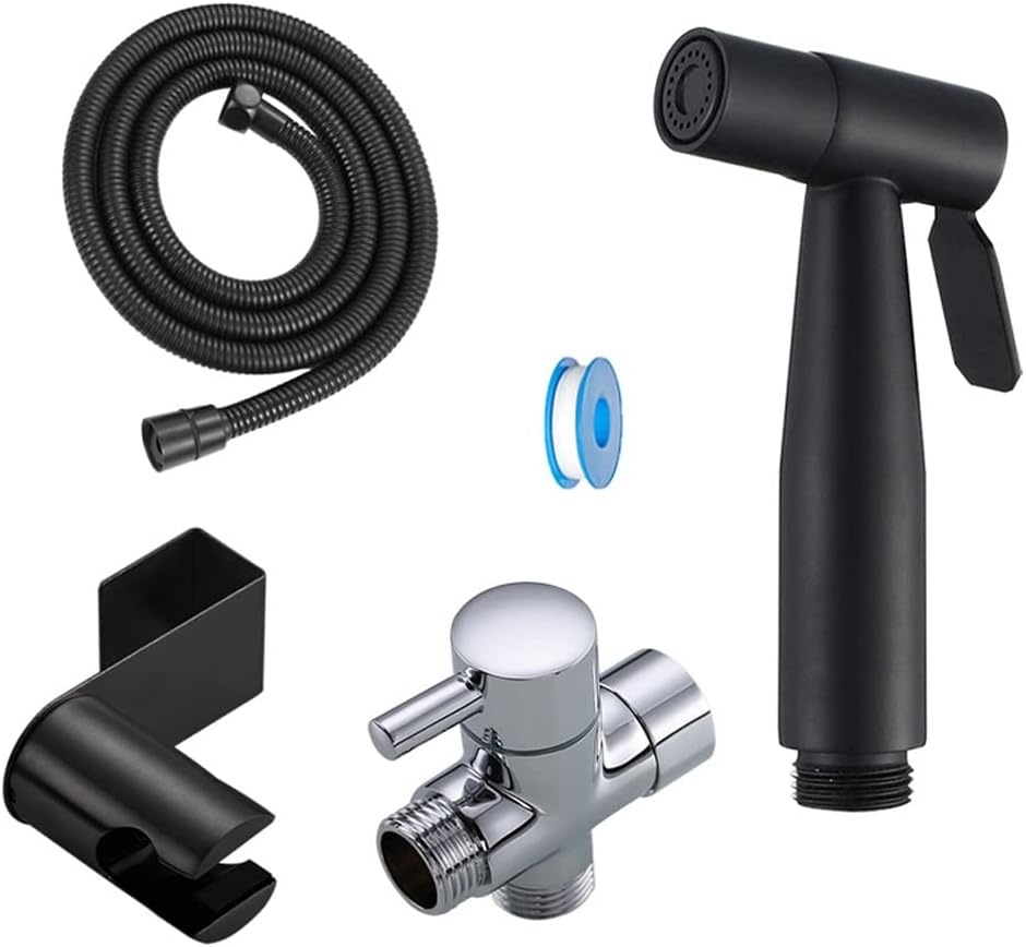 NMZAW-86 Toilet Bidet Sprayer Kit Set Hand Hold Stainless Steel for Bathroom Personal Cleanse Faucet