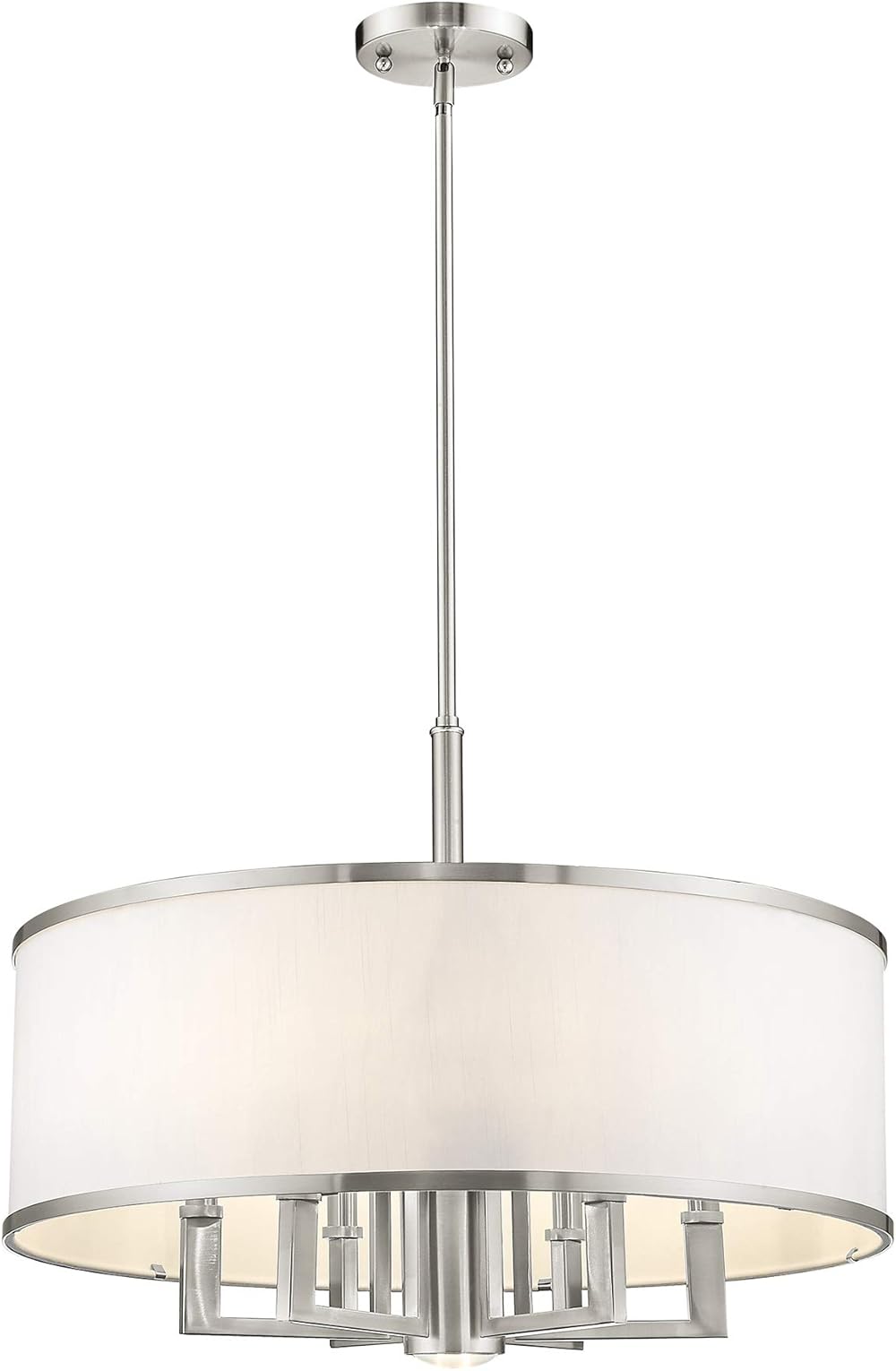 62616-91 Park Ridge 6 Light Chandelier, Brushed Nickel