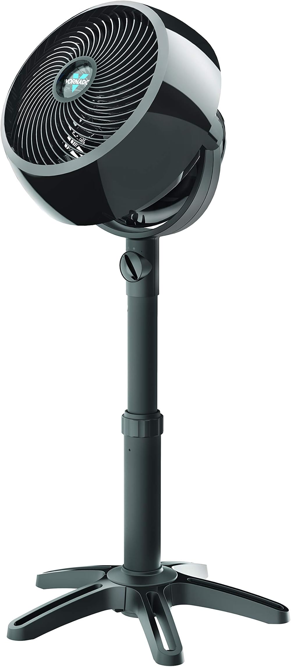 Vornado 7803 Large Pedestal Whole Room Air Circulator Fan with Adjustable Height, 3 Speed Settings, Removable Grill for Cleaning, Black