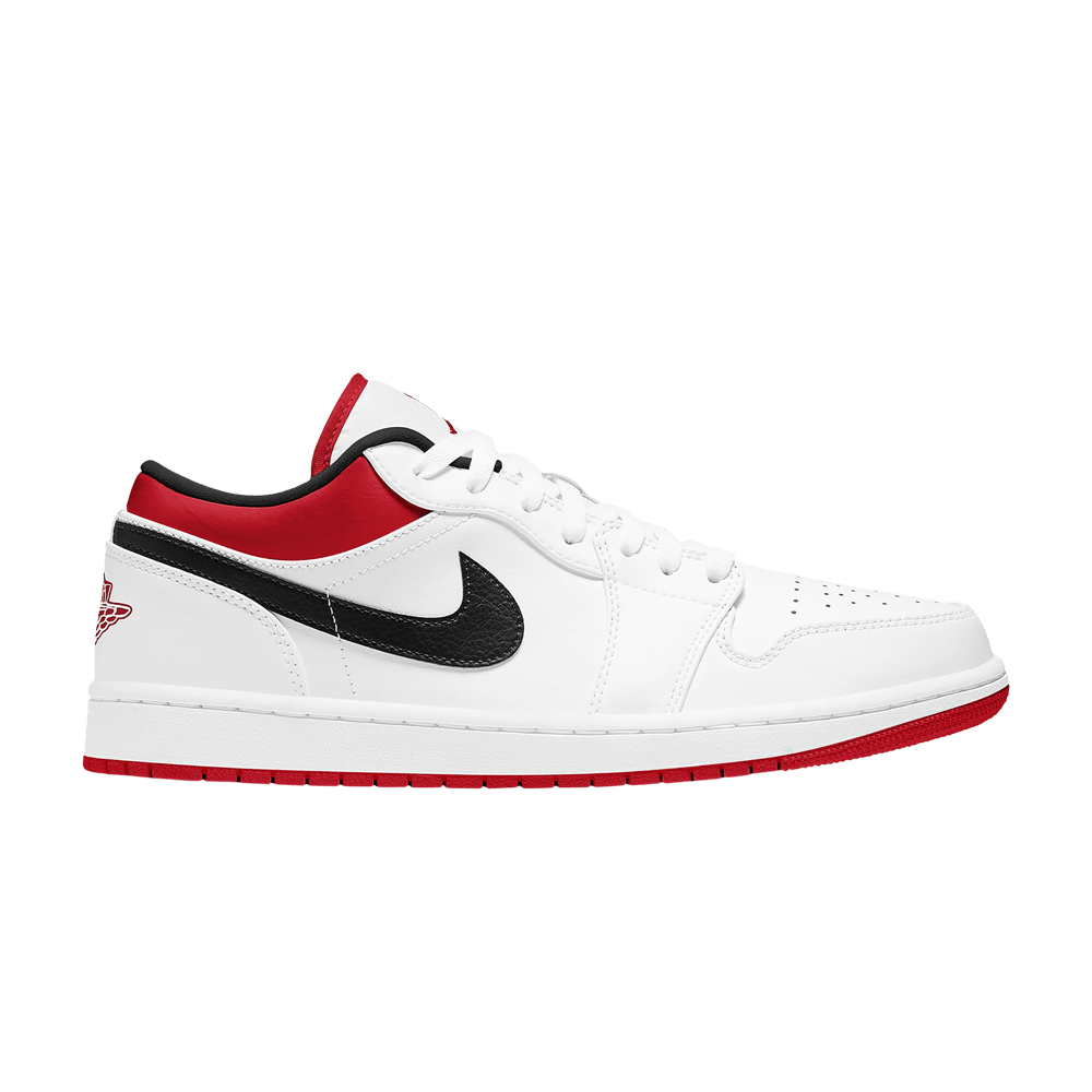 Air Jordan 1 Low 'White University Red' 553558-118