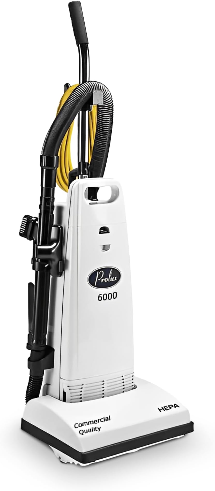 Prolux 6000 Commercial Upright Vacuum with On Board Tools, Bagged Vacuum Cleaner, Commercial Vacuum, Carpet, Floor, HEPA Filter, Steel Brushroll, 107 CFM Suction Power