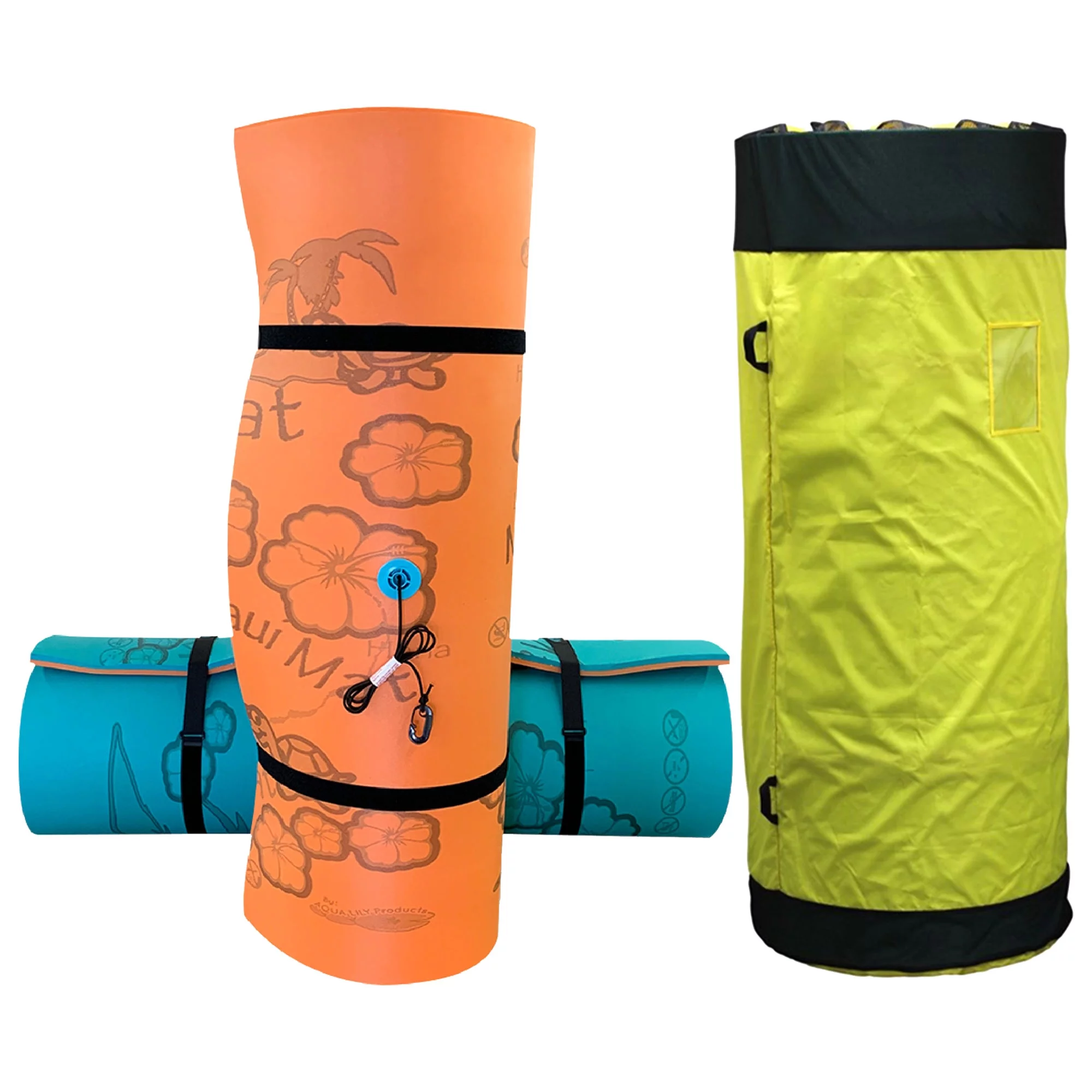 Aqua Lily Pad 20 Ft Maui Water Playground Floating Foam Mat and Storage Bag
